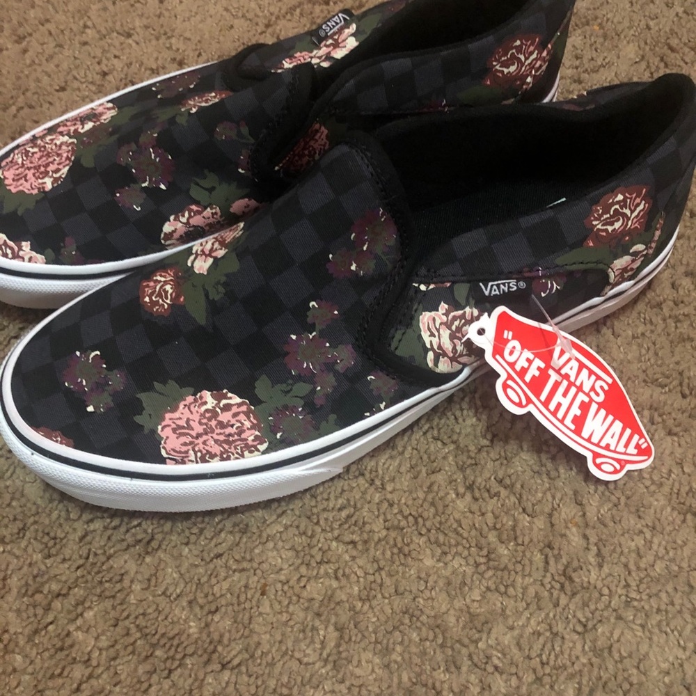 Vans women’s asher slip on sneakers